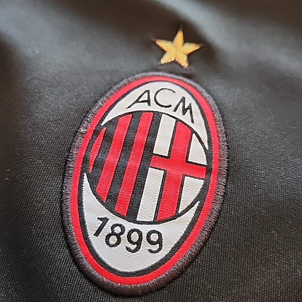 adidas AC Milan Training Winter Jacket Men's Red/Black, Size S - Picture 2 of 9